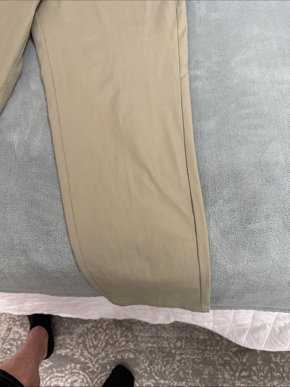 CRZ YOGA Men's Dress Pants in Light Khaki - Picture 4 of 7